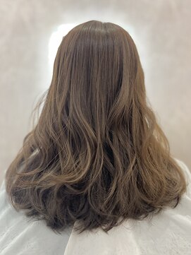 ブリーチなし×ベージュ