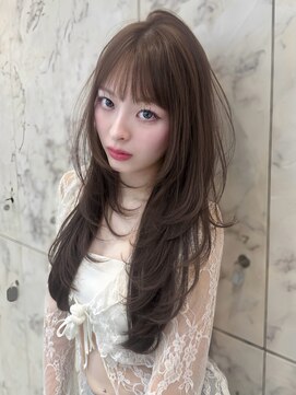 シーシンジュク 新宿南口(Sea shinjuku) 大人ガーリー×ダークアッシュ[似合わせカット/ミディアム]