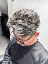 テン フォー ヘアー(Ten for hair)&nbsp;ホワイトメッシュ×パーマ