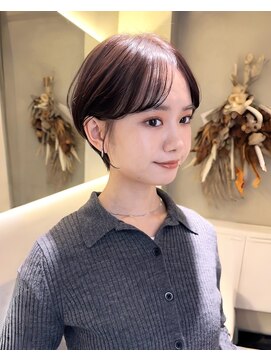 ロンドアンメゾン 原宿(Lond un Maison.) オリーブグレー/レイヤーカット/黒髪/マロンベージュ/原宿0120