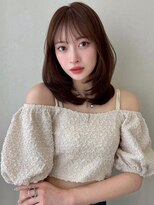 リス バイ ソヨン(Lis by SOYON) 大人ガーリー似合わせカットレイヤーカット/ココアベージュ/z627