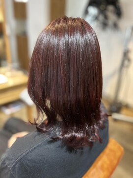 ナップヘアースコヤ(NAP hair Scoya) ピンク×春の水素カラー