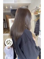 オリビアヘアー(OLIVIA HAIR) ブリーチなしで叶う柔らかグレージュ