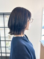 クララジャパン ナベシマ(CLALA JAPAN Nabeshima)&nbsp;ボブ　ミルクティーベージュ　艶髪　髪質改善カラー　ショート