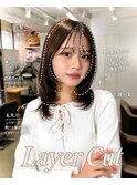 ミディアムレイヤー/レイヤーボブ/顔周り/髪質改善/レイヤー