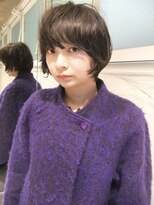 ダブ アオヤマ(DaB AOYAMA)&nbsp;スタイリング超簡単　ドライパーマで仕上げる　ショートボブ