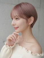エシカ(ethica)&nbsp;【ethica_南船場】シースルーピンク×ショートボブ