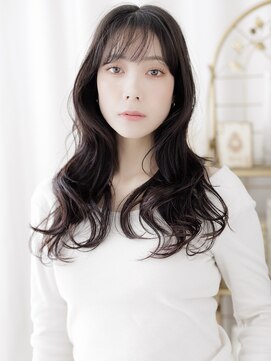 エノア バイ カバーヘア(ENOA by COVERHAIR) 暗髪でも重く見えない大人の上品ウェーブ川口/30代/40代/50代