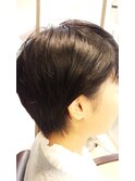 耳かけショートはスッキリと