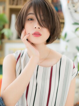 カバーヘア イヴ 戸頭店(COVER HAIR EVE) *EVE戸頭*アシンメトリーで色っぽ大人ボブa