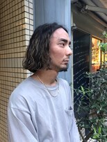 プレゼンス ネイヴィ(PRESENCE NAVY) ロング/ダークアッシュ/ダークグレージュ