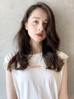 アイティー バイ アルバム 浦和店(IT by ALBUM) ゆるウェーブ_オリーブカラーハイライトカラー_7940