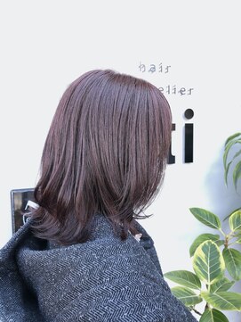 ヘアー アトリエ イチ(hair atelier iti) 暗めピンクカラー