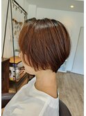 すっきりショートボブ