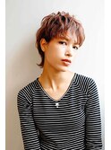セクションカラー/ペールベージュ/透明感ショート[二子玉川]