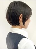 小顔可愛い大人ショートボブ