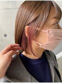 イメチェン/似合わせカット/フルバング/ベビーピンク[西船橋]