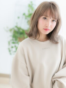 レアワンハナレ センター北美容院(lea/1 HANARE) センター北/髪質改善/ハイトーンカラー!外ハネくびれボブパーマe