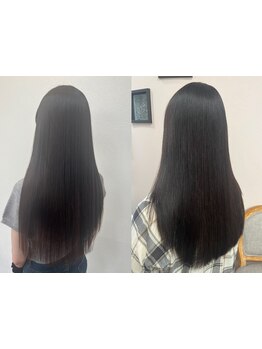 大垣屈指の艶髪を創る技術力！髪質に合わせて施術行程を変え、一人ひとりにベストなダメージケアをご提案◎