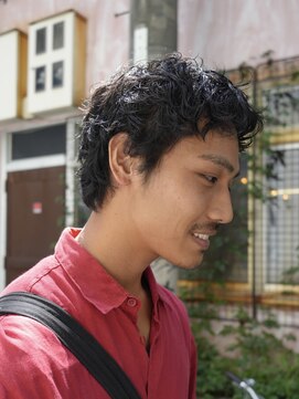 ヒカリス 中崎店(HIKARIS) メンズ × パーマ