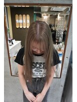 シィーム(cime) 透け感ブラウン