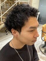 クラップス 横須賀中央店(CLAPS)&nbsp;スパイキーショートメンズマッシュツイストパーマツーブロック