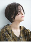 伸ばしかけボブパーマゆるふわニュアンスパーマ顔周りカット