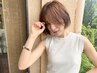 【ご新規様限定】カット+カラー+選べる2種のTR(潤いorダメージレス)　9900円