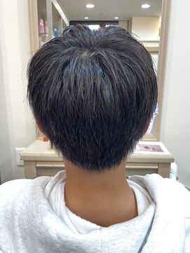 アルターリール(aL ter Rire) 韓国マッシュ/スパイキーショート/ブルーブラック[鎌取］中村