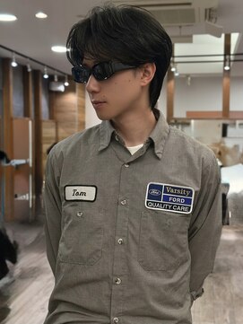 ジゼル(gisele) センターパートニュアンスパーマ