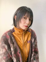 ビードロネイ 武蔵境店(vi-dro nei)&nbsp;ウルフレイヤー×切りっぱなしボブ