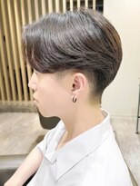 ハレ ヘアサロン(Hale hair salon)&nbsp;Haleニュアンスパーマビジネスマンセンターパートフェザーパーマ