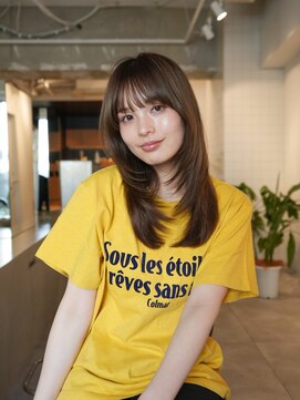 ラヴィズム(LUVISM) 顔周りレイヤー/ダブルカラー/髪質改善/ケアブリーチ万代新潟駅