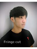 フリンジカット &nbsp;Fringe cut メンズカット ショートスタイル