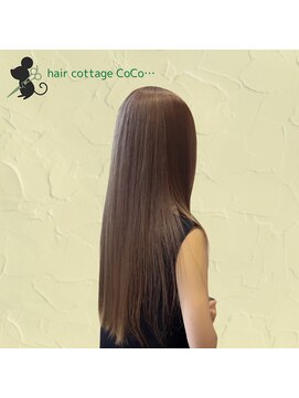 ヘアーコテージ ココ(hair cottage CoCo...) ブリーチ×ベージュ