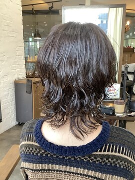 大人ウルフパーマ