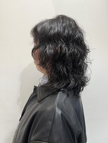 ウクラ バイ レシッド 池袋(uchla by rcid)&nbsp;お洒落ヘア☆ウルフレイヤーのウェーブパーマ