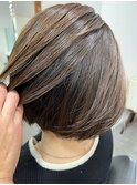 白髪ぼかし30代40代50代60代伊丹大人ショート大人ボブ