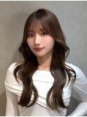 ブリーチなし/韓国風巻/レイヤーカット/髪質改善/縮毛矯正/銀座