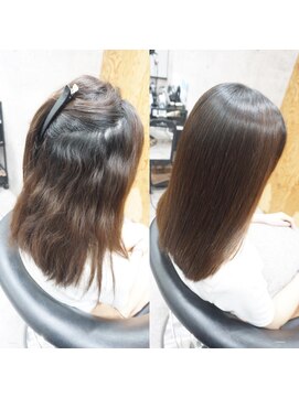ヘアテリア リュウ 大塚(hair teria ryu) 縮毛矯正/髪質改善縮毛矯正/前髪縮毛矯正/表面ハーフ矯正