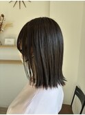 透明感グレー系カラー