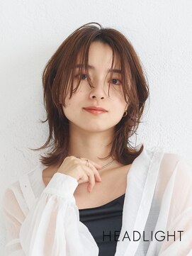 アーサス ヘアー デザイン 水戸吉沢店(Ursus hair Design) #小顔似合わせ韓国レイヤーくびれミディアム#前髪なしイメチェン