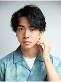 メンズ/ツイストスパイラル/スパイラル/ツイスト/波巻きパーマ