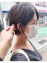 ニコ 姫路(nico)&nbsp;白髪ぼかしで若見えショートカラー 似合わせカット＋カラー