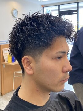 マキシム ナカイ(MAXIM NAKAI) メンズスパイキーショートツイストパーマローフェード