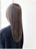 アッシュベージュ＋ハイライト