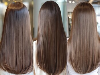 エスドットブルーム 天王寺店(S.BROOM)の写真/ずっと触っていたいツヤ髪に♪TOKIO de SINKA縮毛矯正￥15000/クオラインストレート￥15000