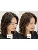 リッカ(Licca) 白髪染め ビフォーアフター