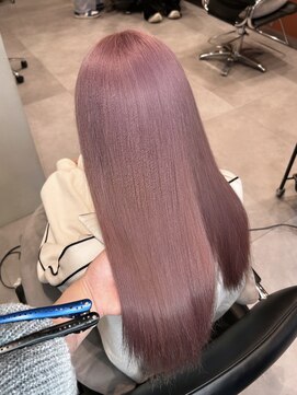 カルマ(KARMA) ピンクベージュハイトーンケアブリーチダブルカラー
