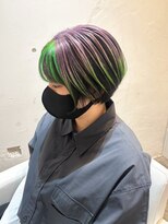 アンナ 広瀬通店(Anna)&nbsp;特殊デザインカラー/ブリーチ/派手髪/推しカラー/ショート